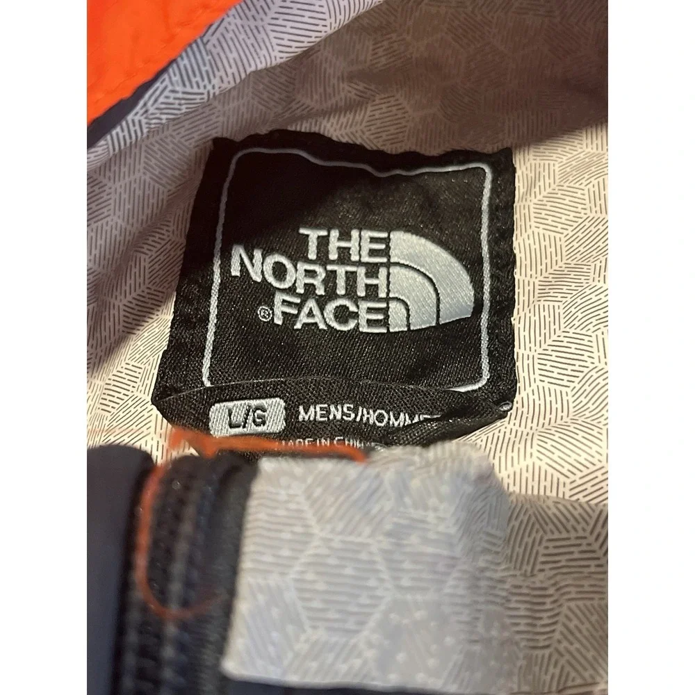 The North Face HyVent 2.5L Jacket Men's Medium Orange Windbreaker Rain Jacket